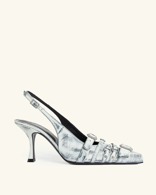 Mercier Slingback Buckle Heel