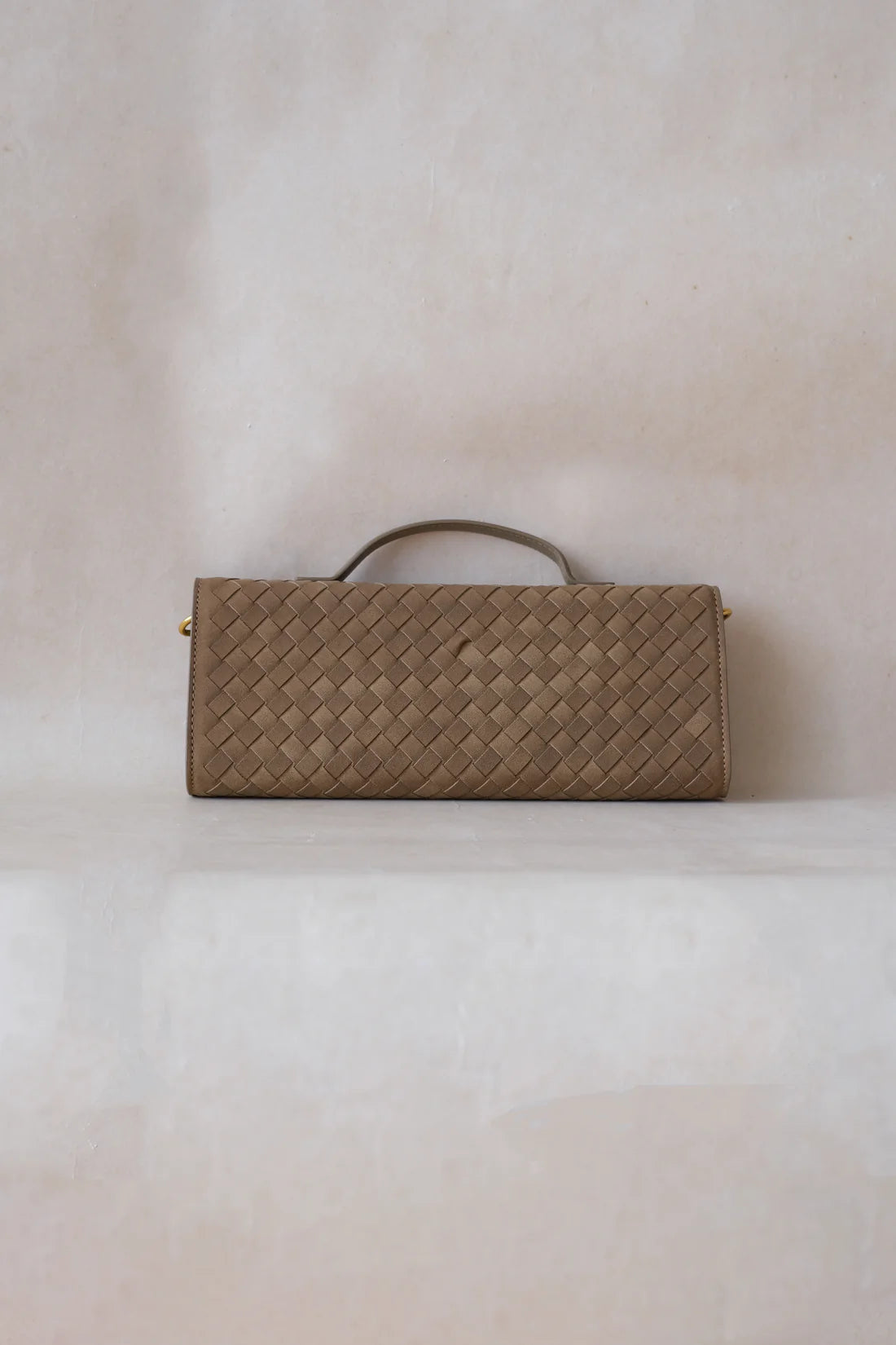 Celine Matte Woven Clutch