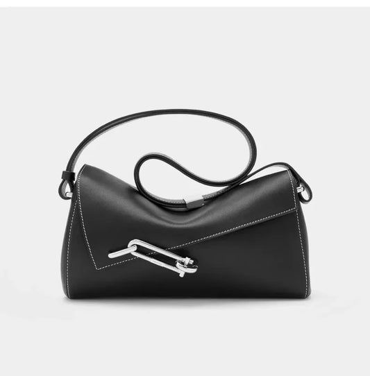 Khia Clasp Bag - Deep Plum